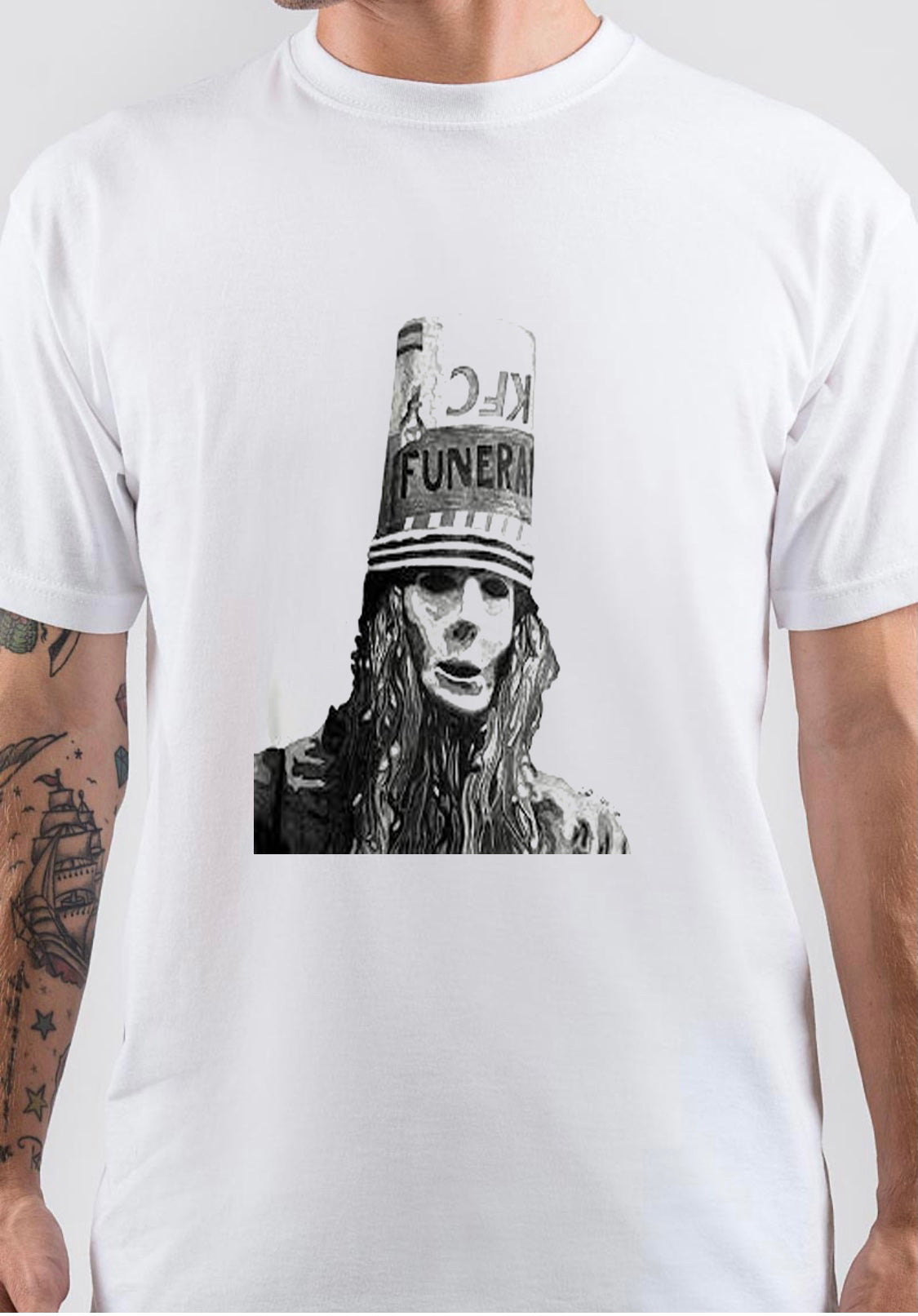 Buckethead Art T-Shirt Style008