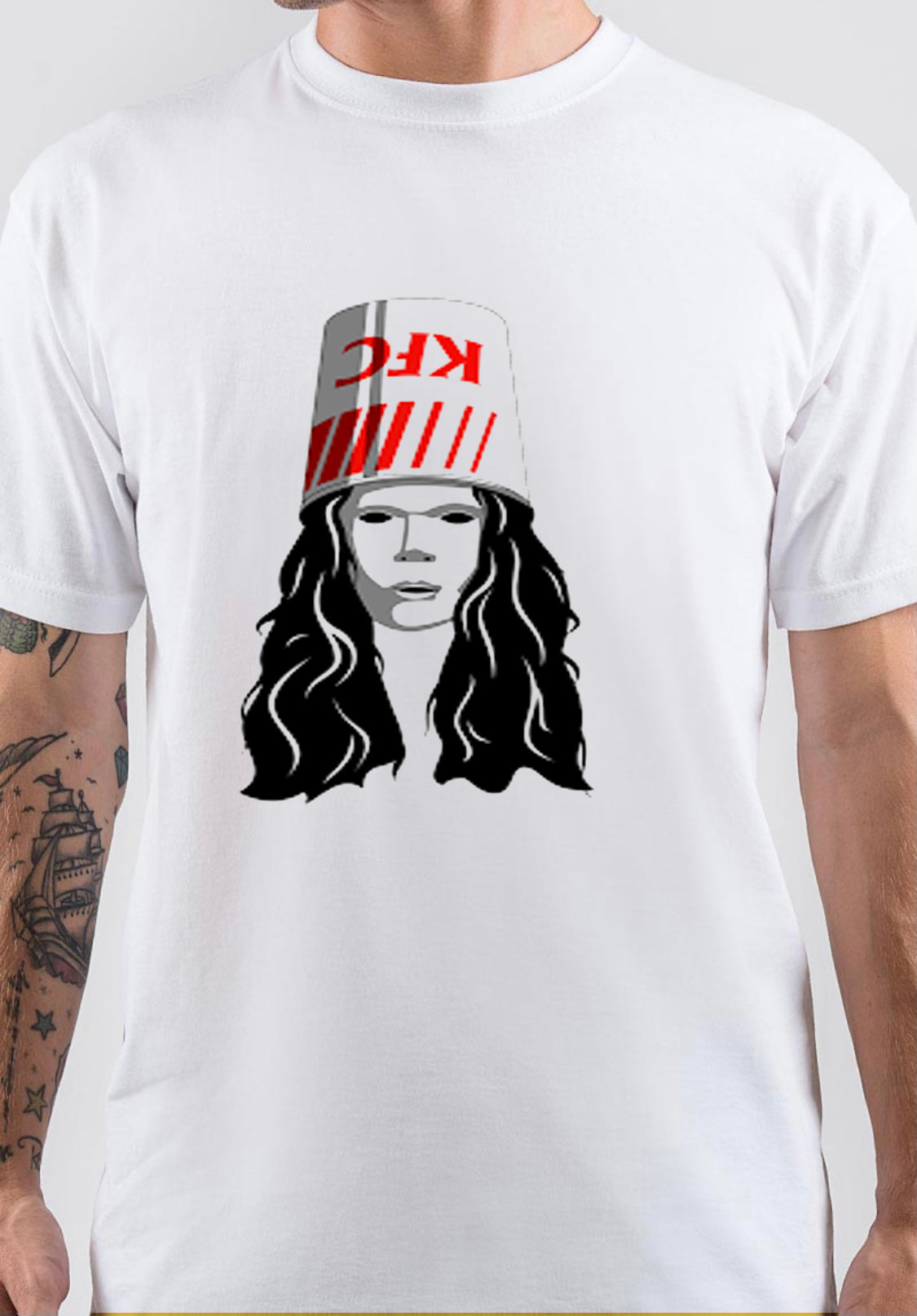Buckethead Art T-Shirt Style004