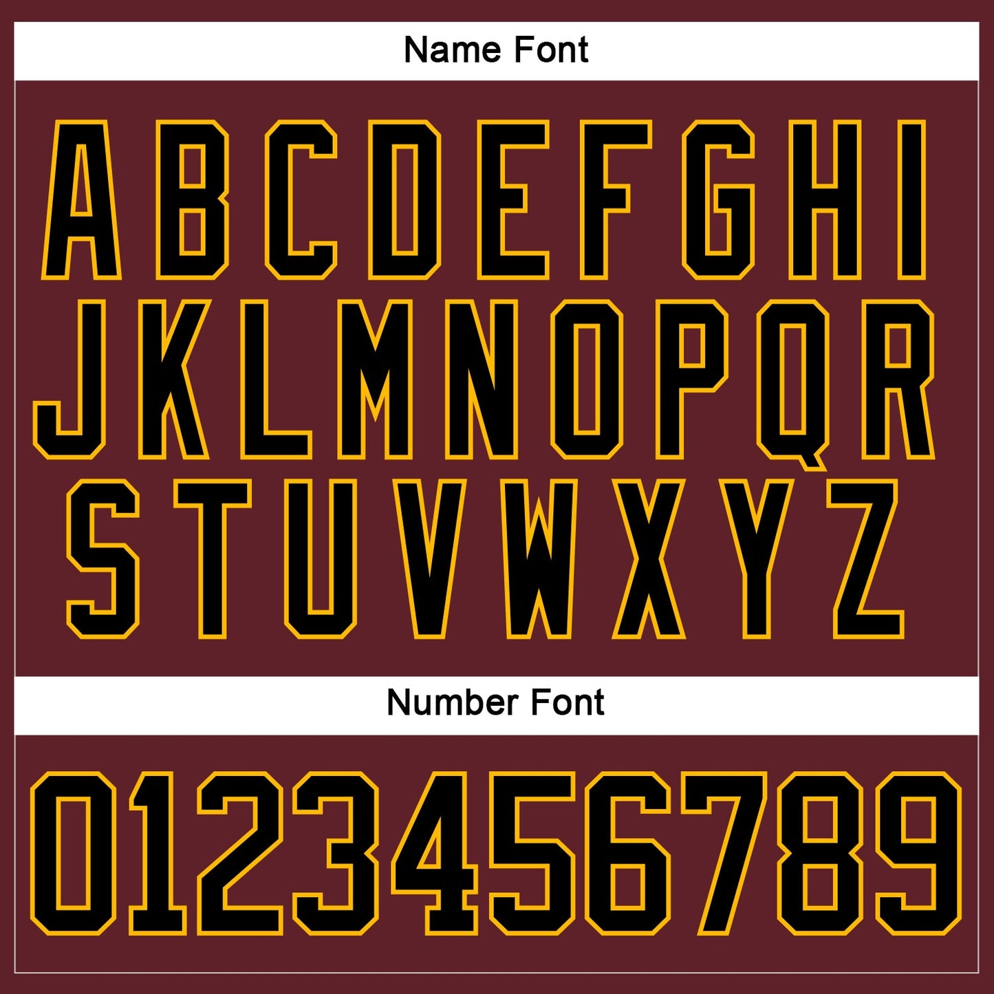 Custom Burgundy Black-Gold Hockey Jersey