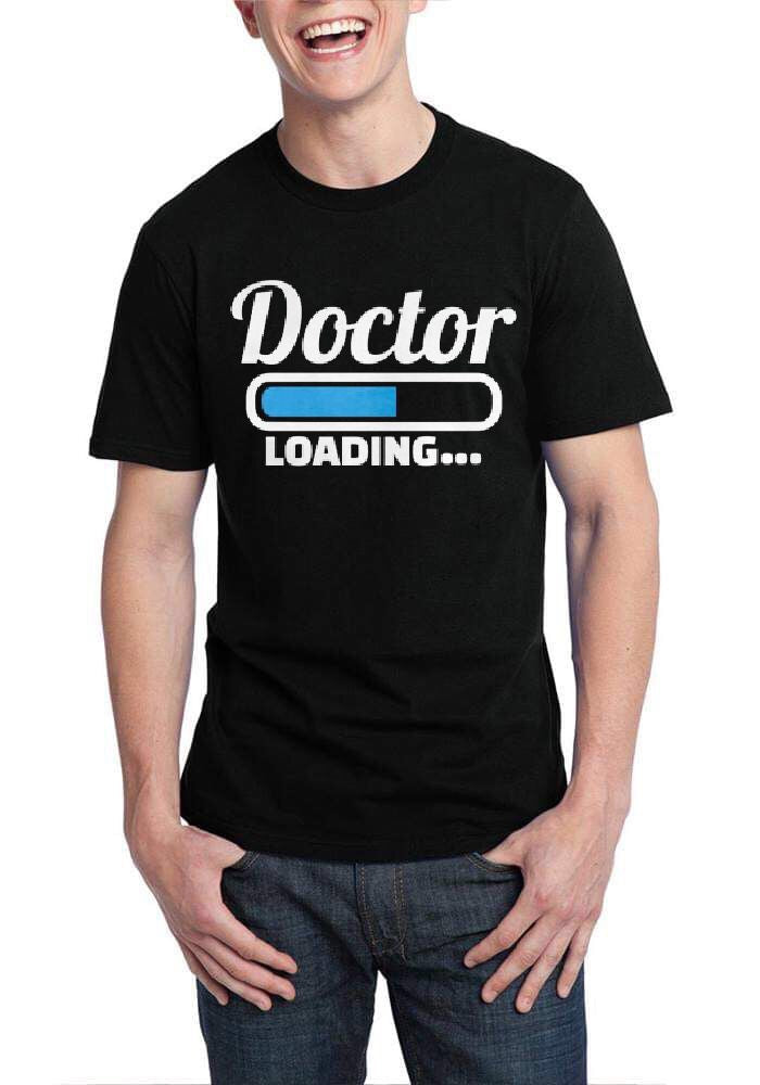 Doctor Loading Black T-Shirt