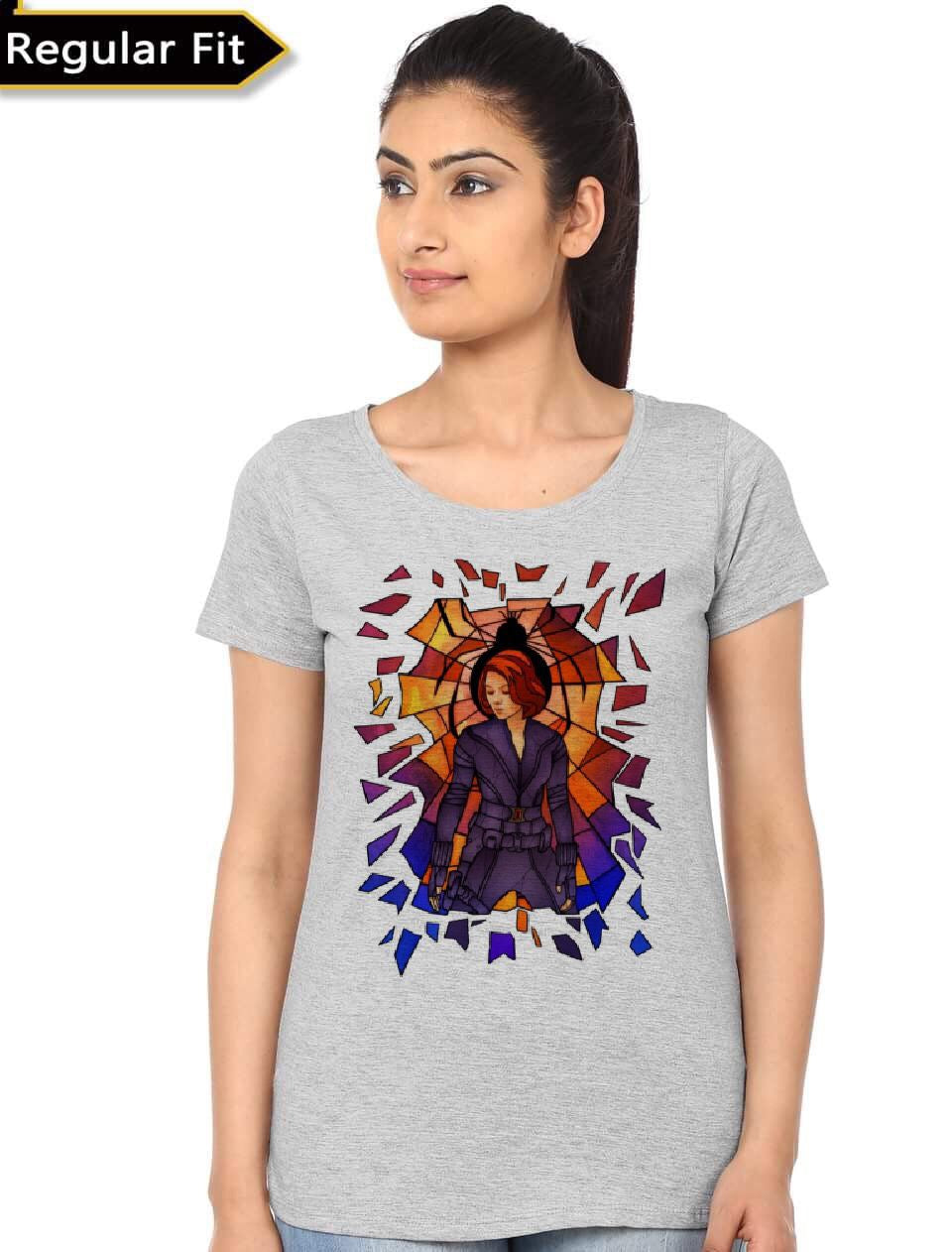 Black Widow Grey Women’s T-Shirt