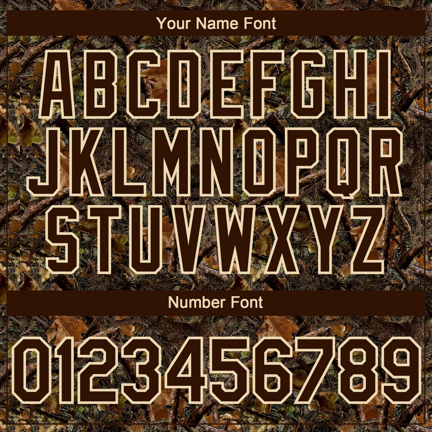 Custom Camo Brown-Cream 3D Woodland Camo Authentic Salute To Service Baseball Jersey