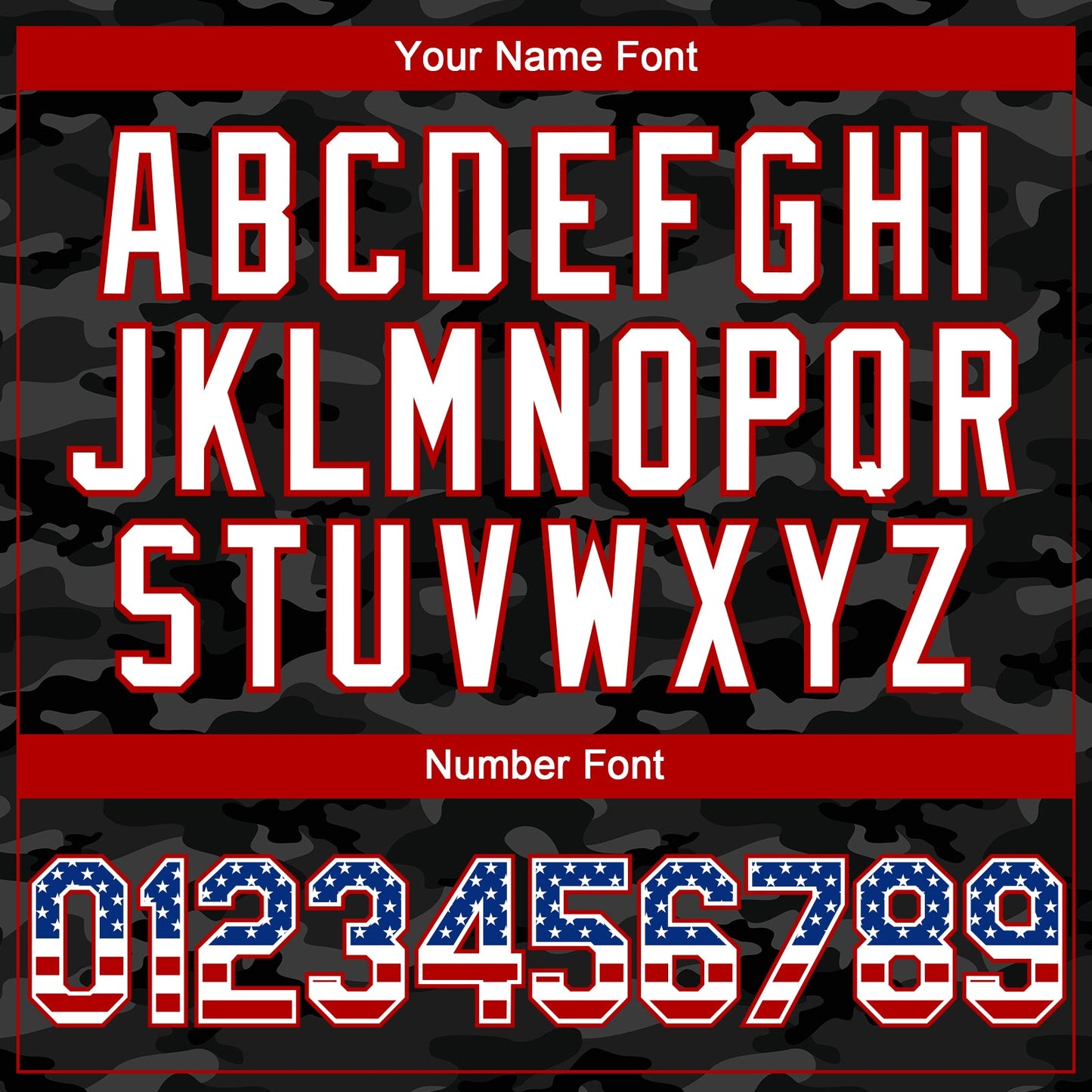 Custom Camo USA Flag White-Red 3D Authentic Salute To Service Baseball Jersey