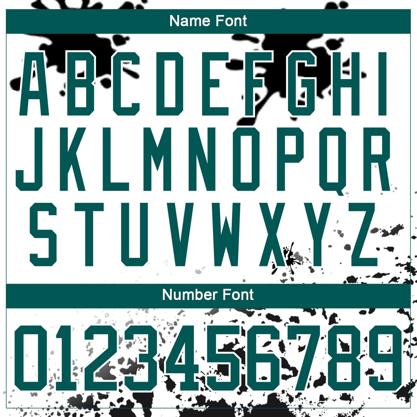 Custom Camo Midnight Green Black-White Splash Hockey Lace Neck Jersey