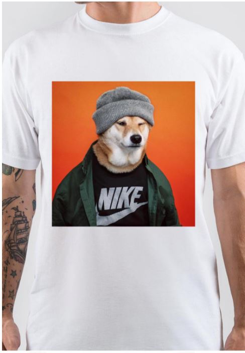 Incredible Dog Half Sleeve White T-Shirt