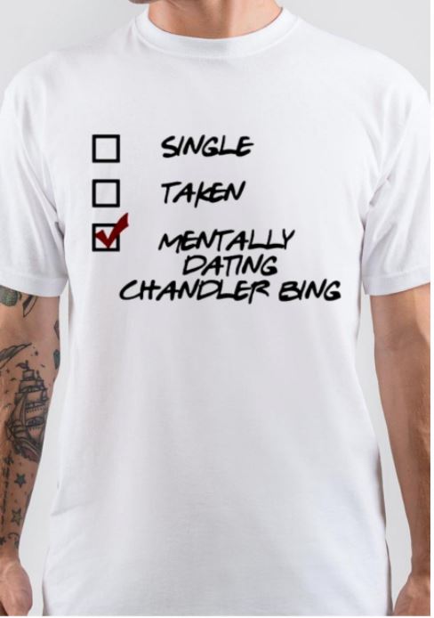 Friends Half Sleeve White T-Shirt Style001