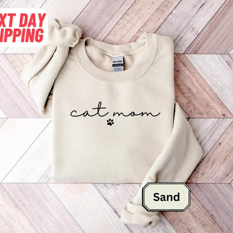 Cat Mom Sweatshirt, Cat Lover Sweatshirt, Cat Lover Gift, Cats Hiding Sweater, Gift For Cat Lover, Cat Mom Shirt
