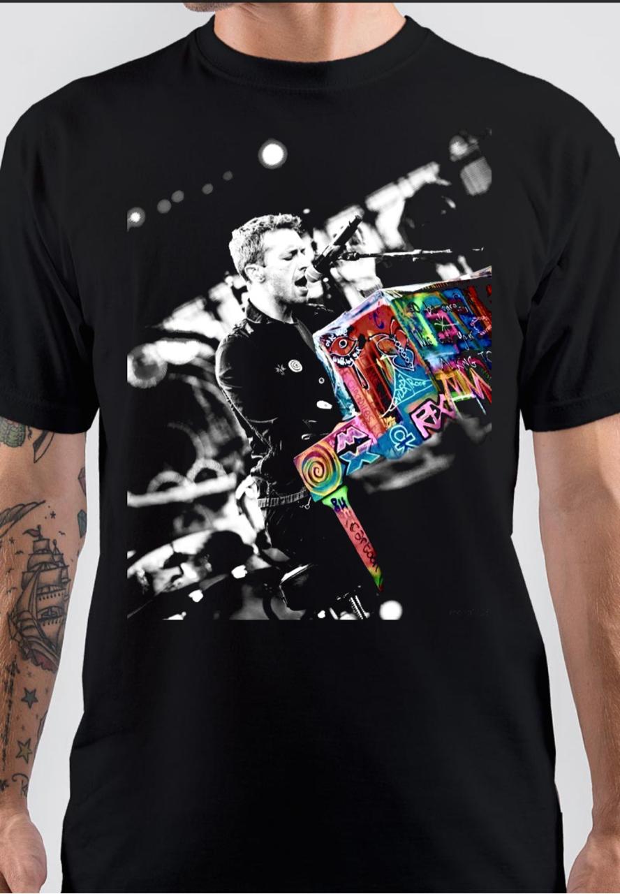 Chris Martin Coldplay T-Shirt Style001