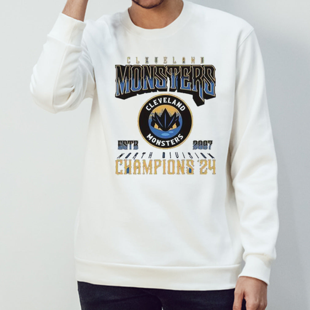 Cleveland Monsters Lake Blue Division Champions 2024 shirt
