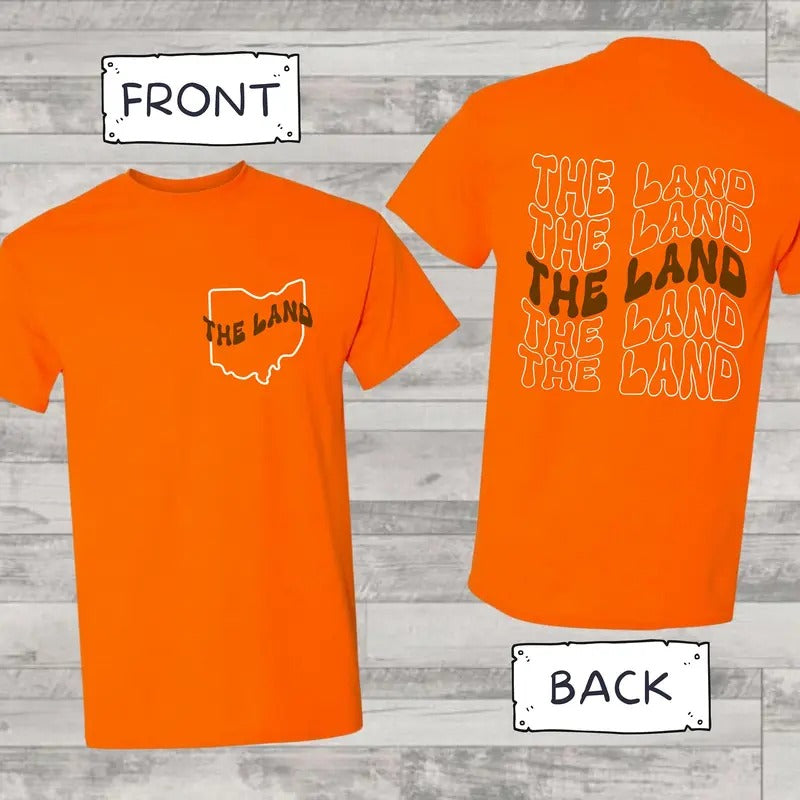 Cleveland Shirt The Land Tshirt Cleveland Game Day Shirt Cleveland Ohio Shirt Cleveland Tailgate Tee