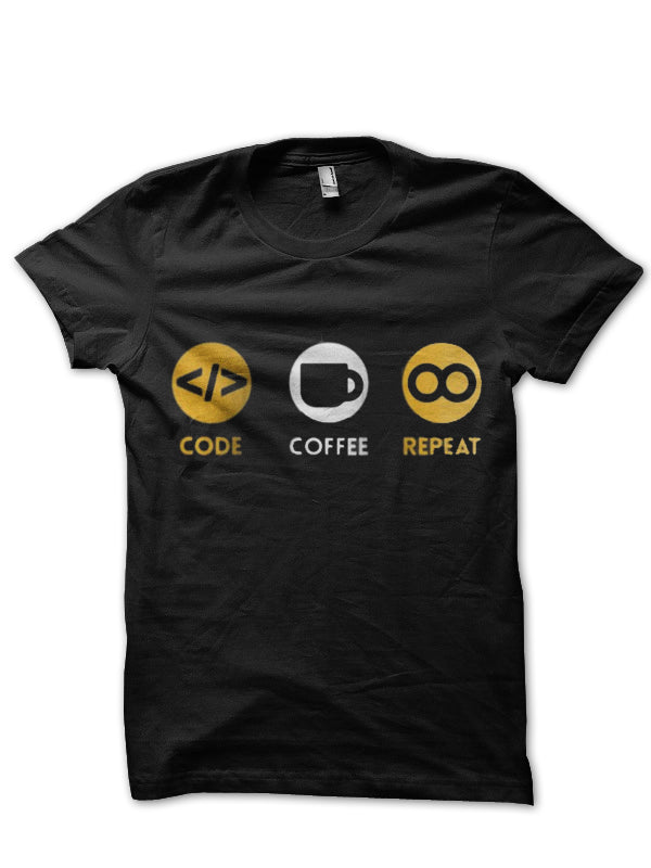 Code Coffee Repeat T-Shirt