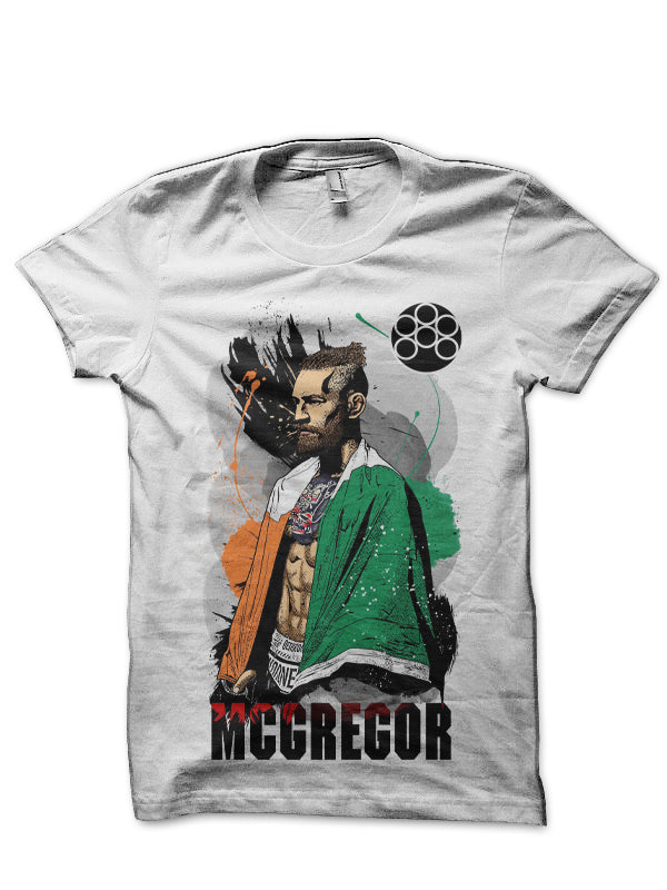 Conor McGregor White T-Shirt Style005