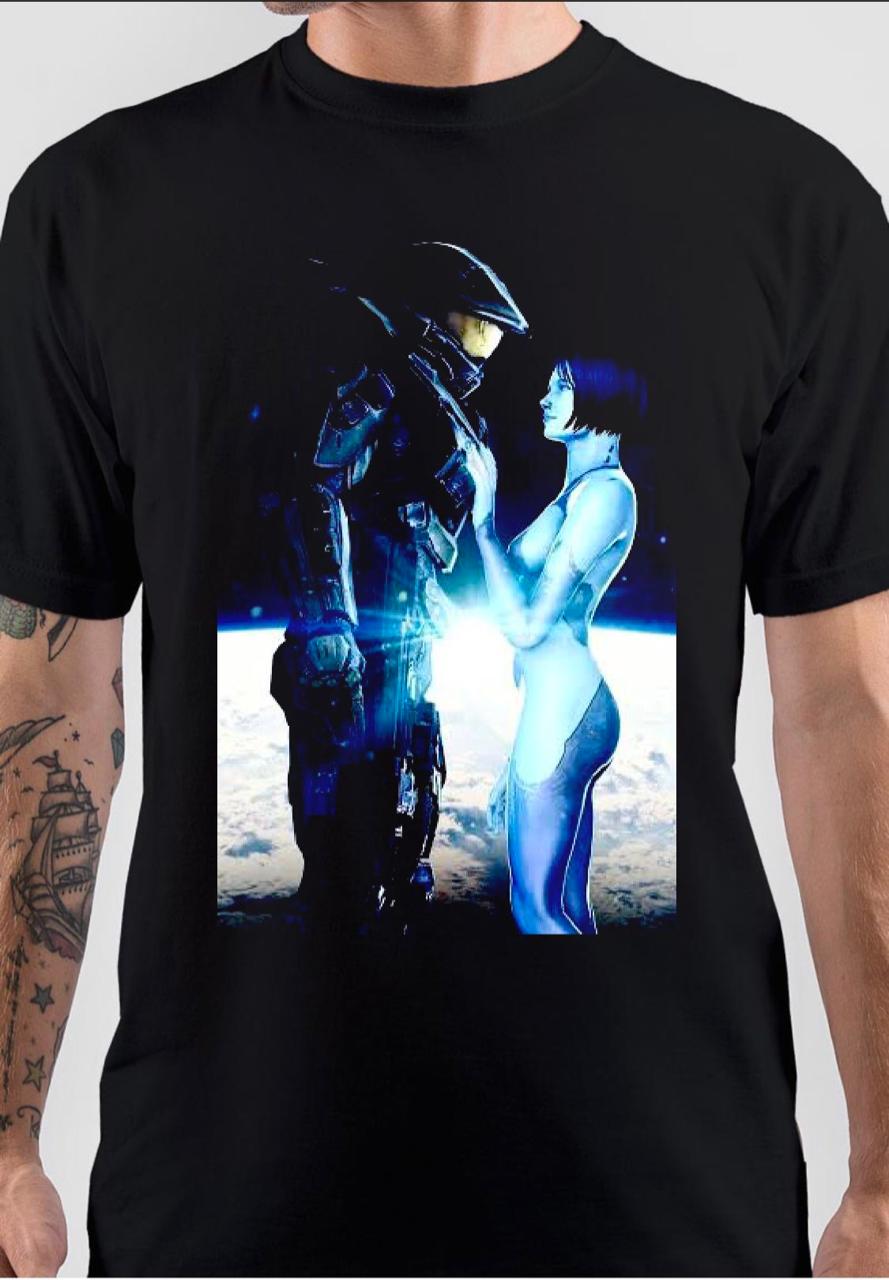 Cortana Black T-Shirt