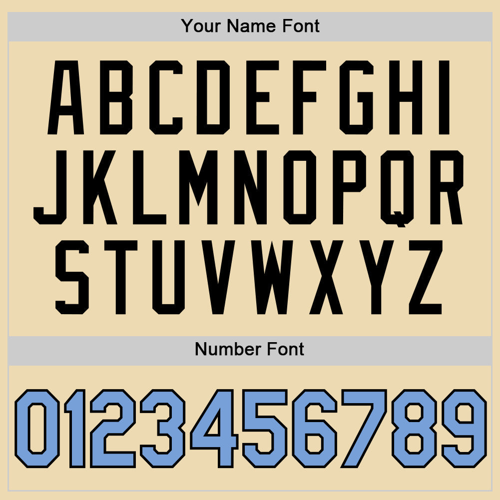 Custom Cream Light Blue Black-White Authentic Throwback Basketball Jersey