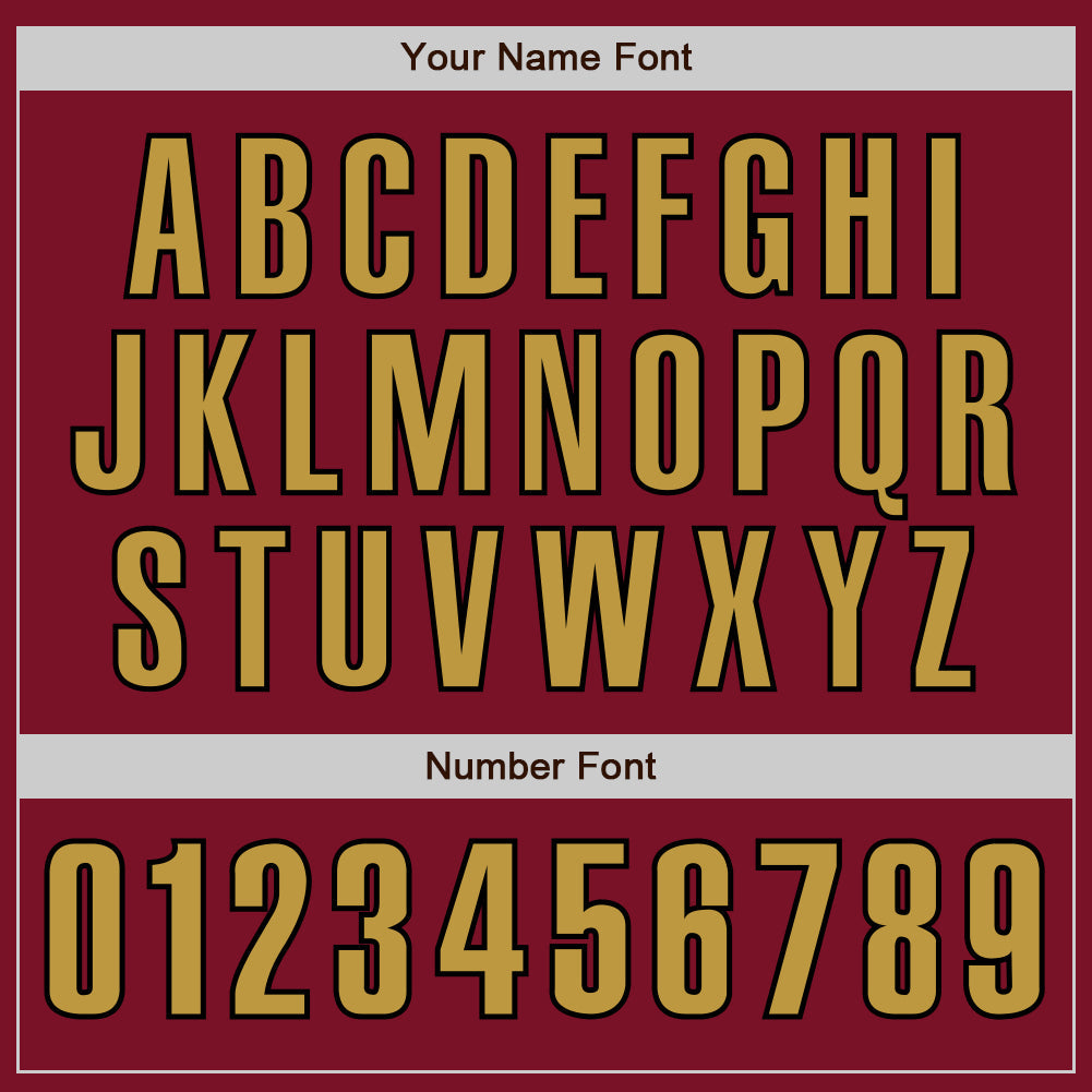 Custom Crimson Old Gold-Black Authentic Baseball Jersey