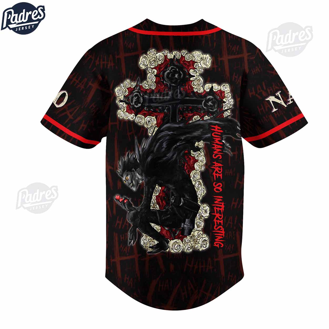 Custom Anime Death Note Baseball Jersey - Padres Jersey Oasis: Elevate Your Baseball Style Game