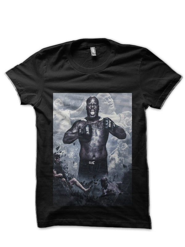 Derrick Lewis Black T-Shirt Style001
