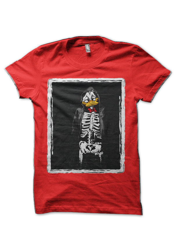 Donald Darko – Donald Duck Meets Donnie Darko Red T-Shirt
