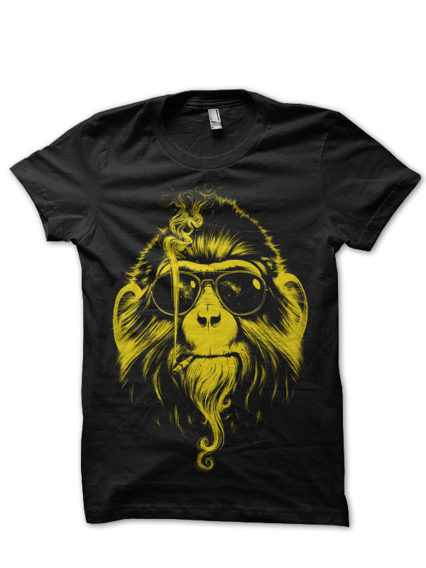 Dope Monkey Black Tee (Dark Blue Available)