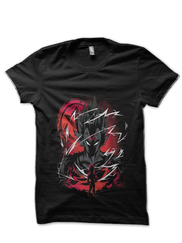 Dragon Ball Z Majin Vegeta Black T-Shirt