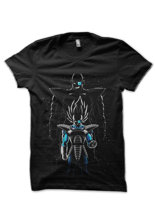 Dragon Ball Z Vegeta Black T-Shirt Style002