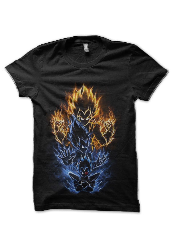 Dragon Ball Z Vegeta Black T-Shirt