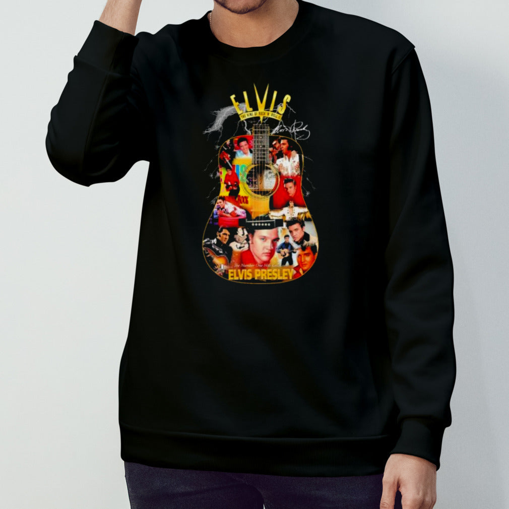 Elvis Presley The King Of Rock N Roll Guitar Band Shirt
