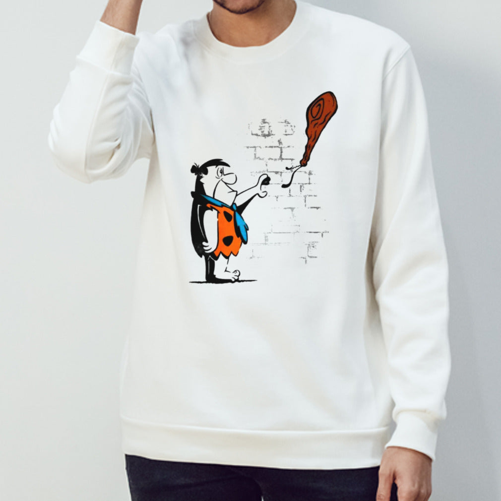 Fred Flintstone Banksy’s Balloon Girl shirt