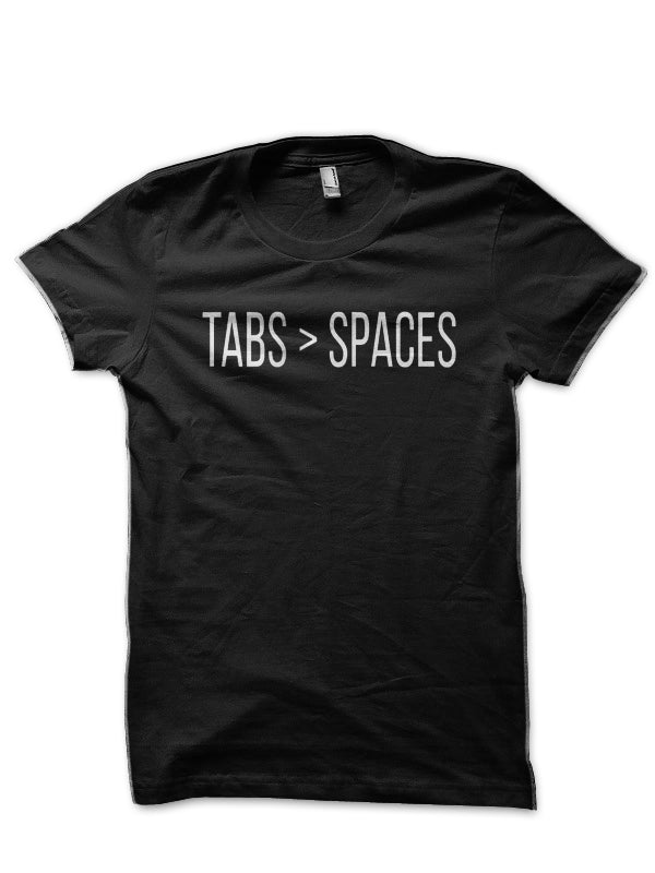 Funny Space Developer Black T-Shirt