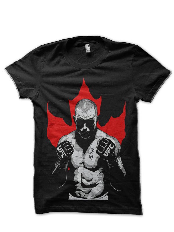 Georges St. Pierre Black T-Shirt Style001