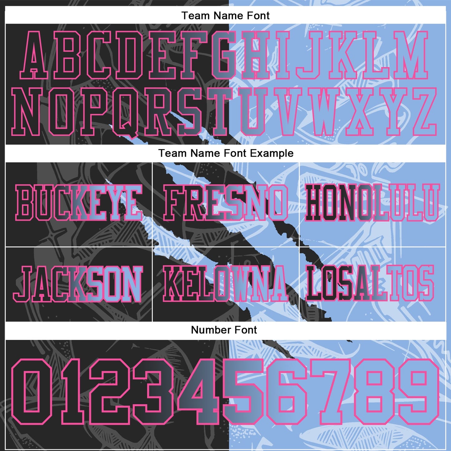 Custom Black Light Blue-Pink Authentic Gradient Fashion Scratch Football Jersey