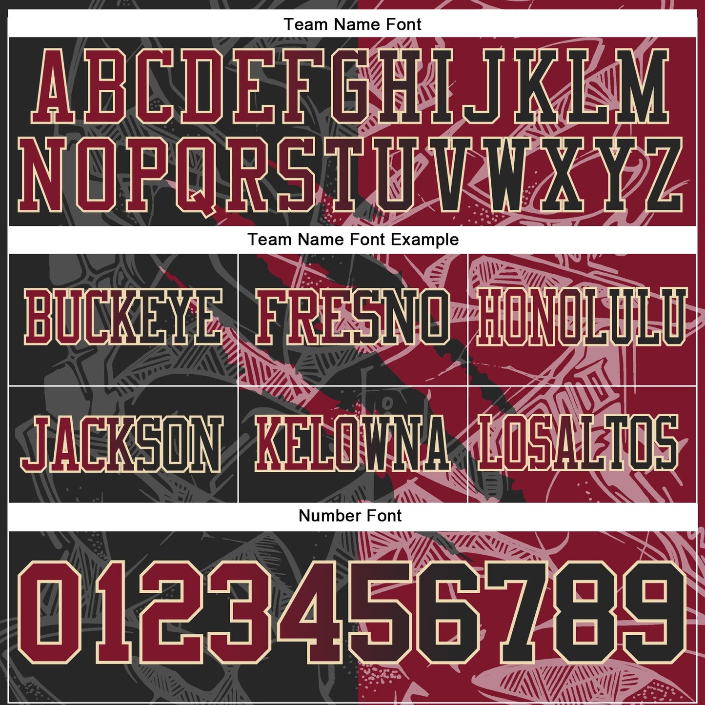 Custom Black Crimson-Cream Authentic Gradient Fashion Scratch Football Jersey