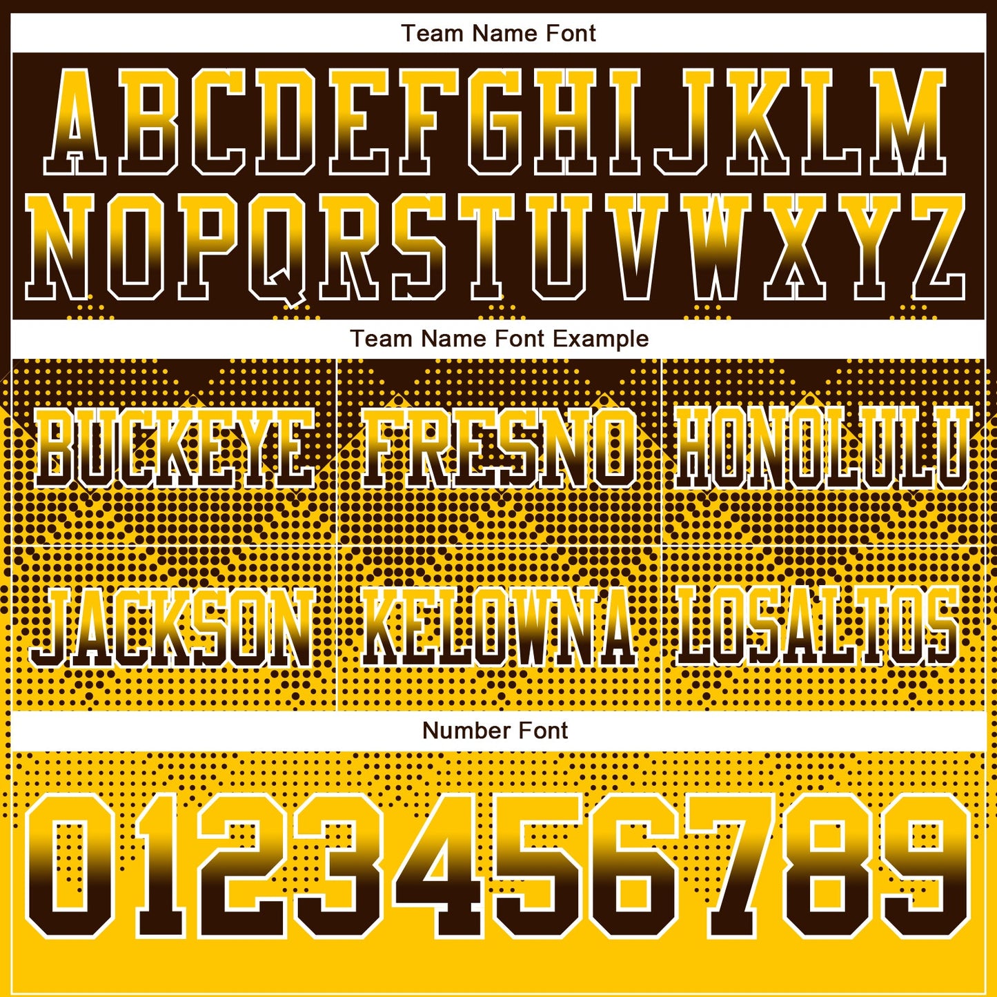 Custom Brown Yellow-White Authentic Gradient Square Shape Flag Football Jersey