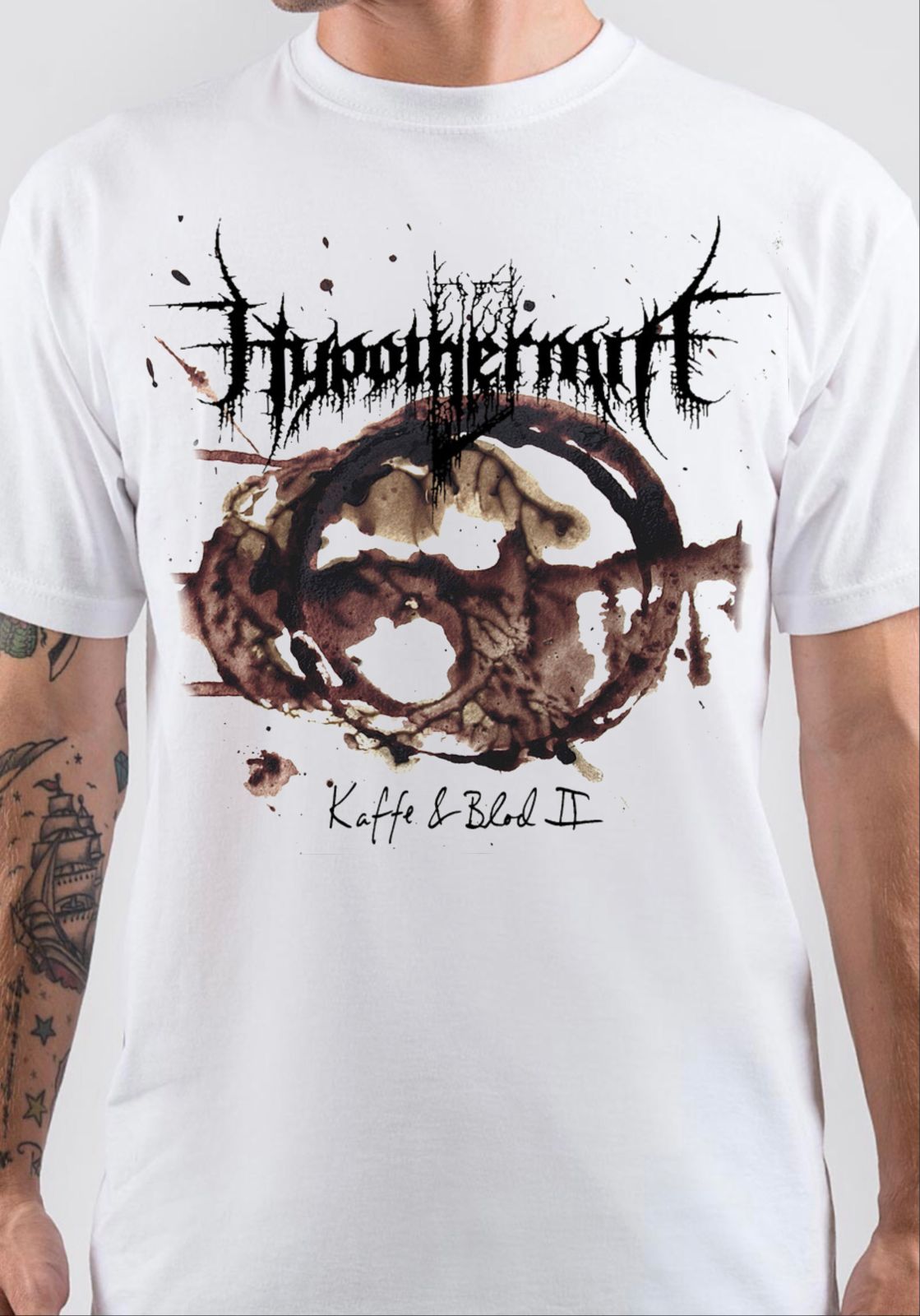 Hypothermia – Kaffe And Blod T-Shirt