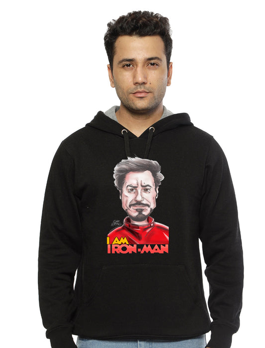 I Am Iron-Man Black Hoodie