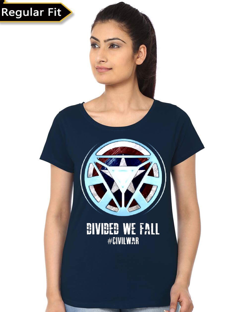 Civil War Navy Blue Girl’s T-Shirt