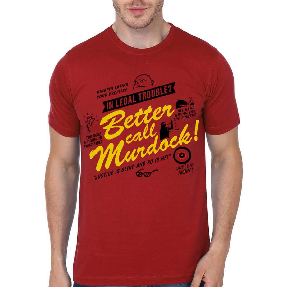 Better Call Daredevil Red T-Shirt
