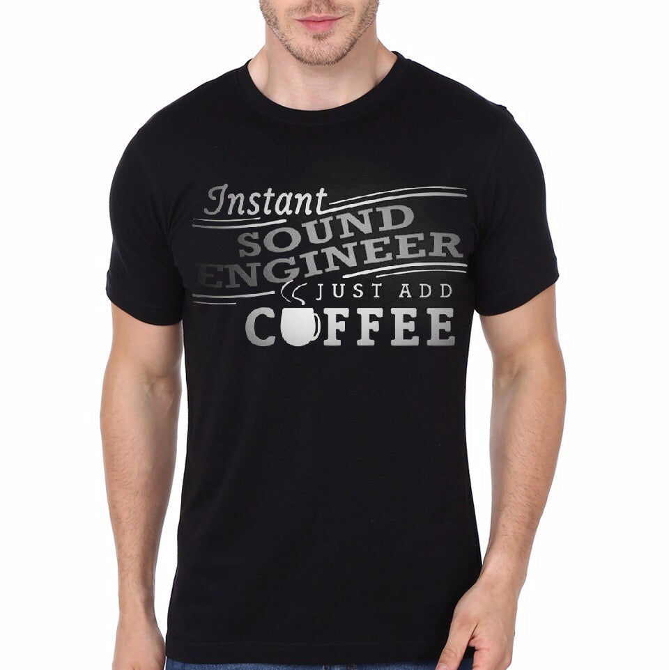 Engineer’s Coffee Black T-Shirt
