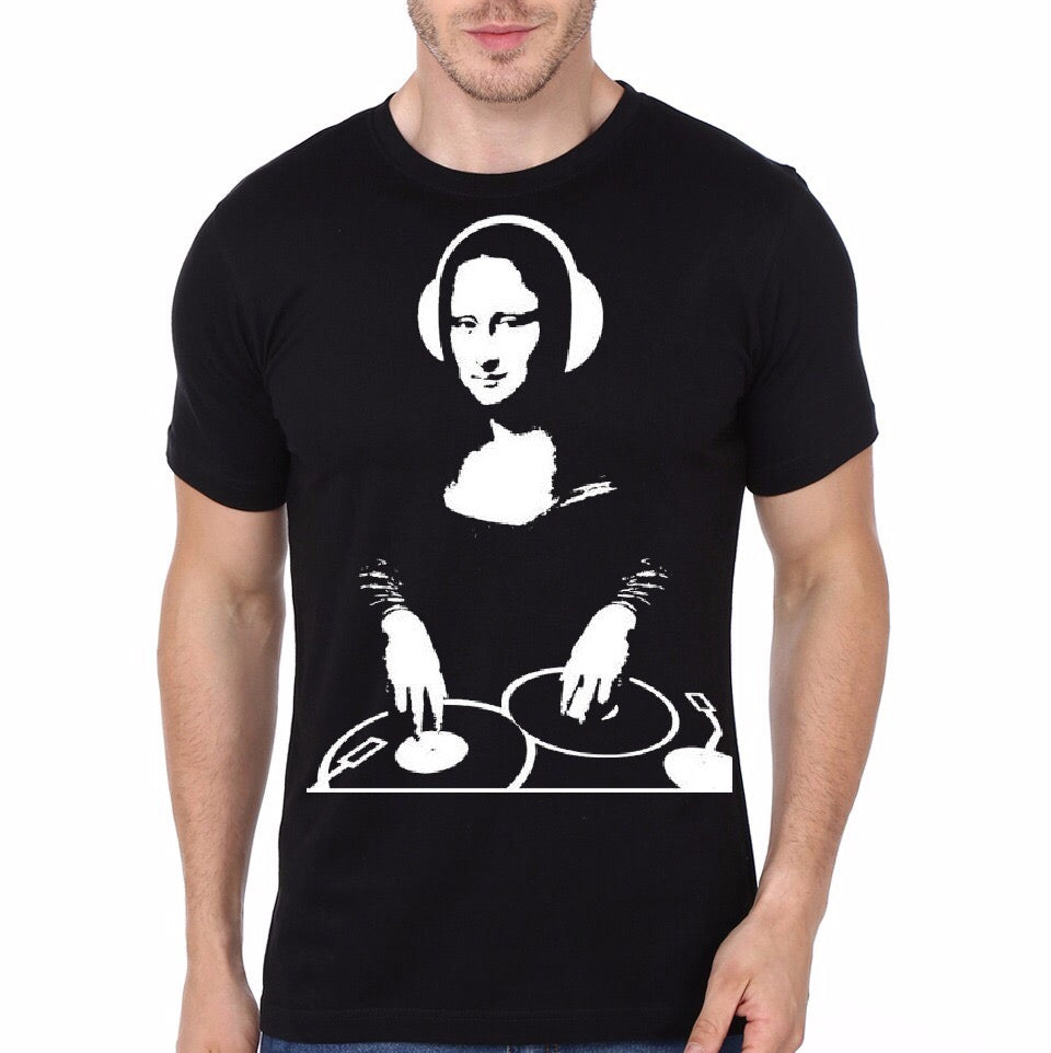 DJ Mona Lisa Black T-Shirt
