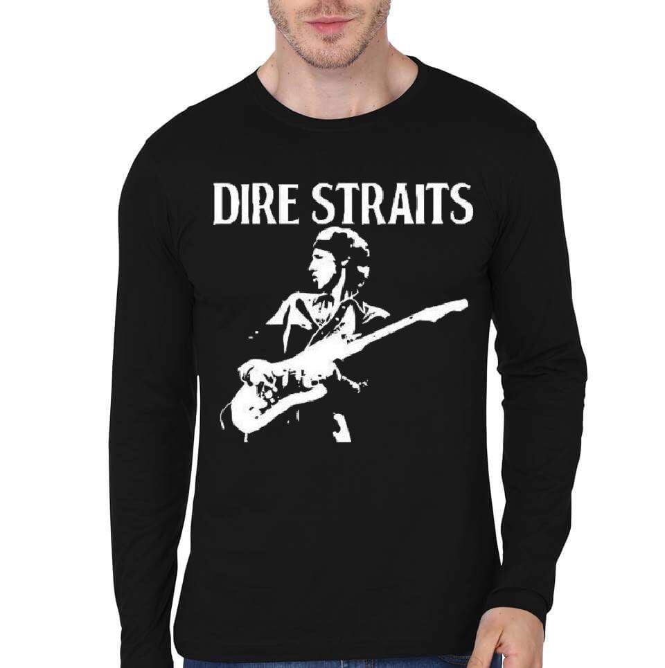 Dire Straits Full Sleeve Black T-Shirt