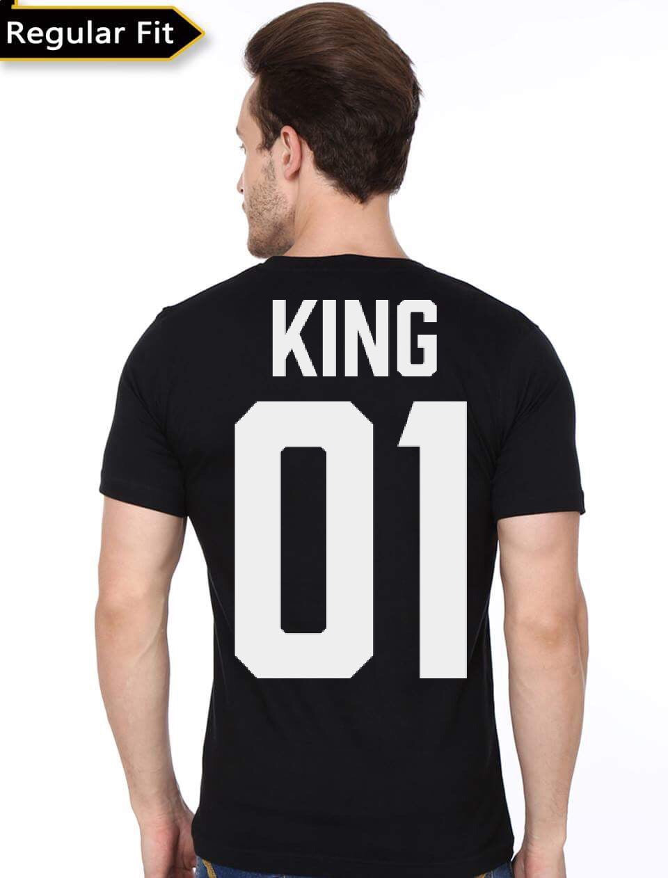 King 01 Black T-Shirt