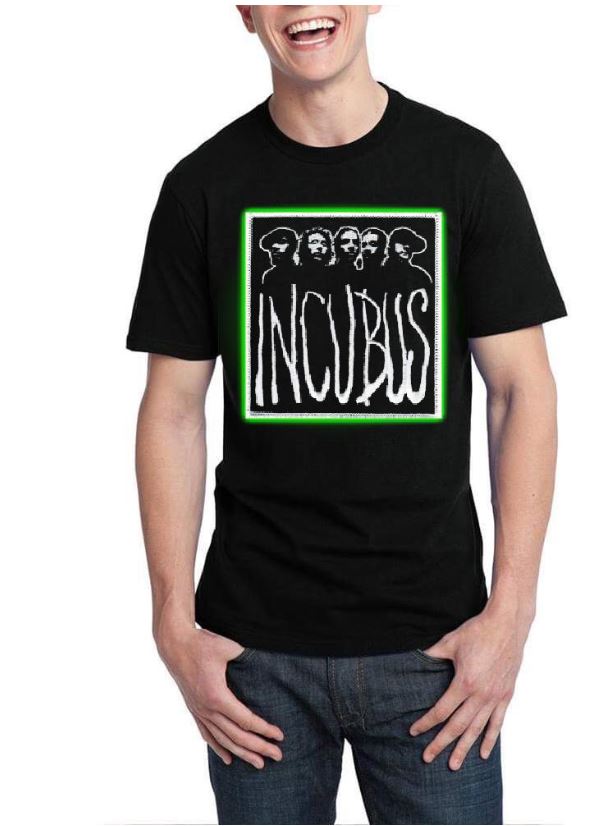 Incubus Band Black T-Shirt Style001
