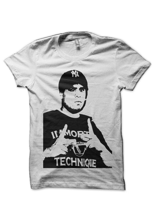 Immortal Technique White T-Shirt Style002