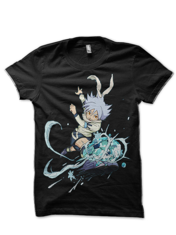 Inazuma Eleven Black T-Shirt Style004