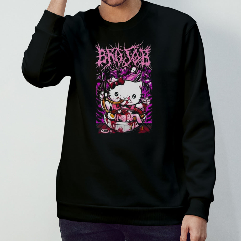 Indie Hello Kitty Brojob Ramen Deathcore Bundle T-shirt
