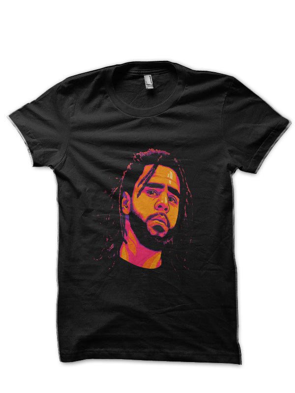 J. Cole Black T-Shirt Style003