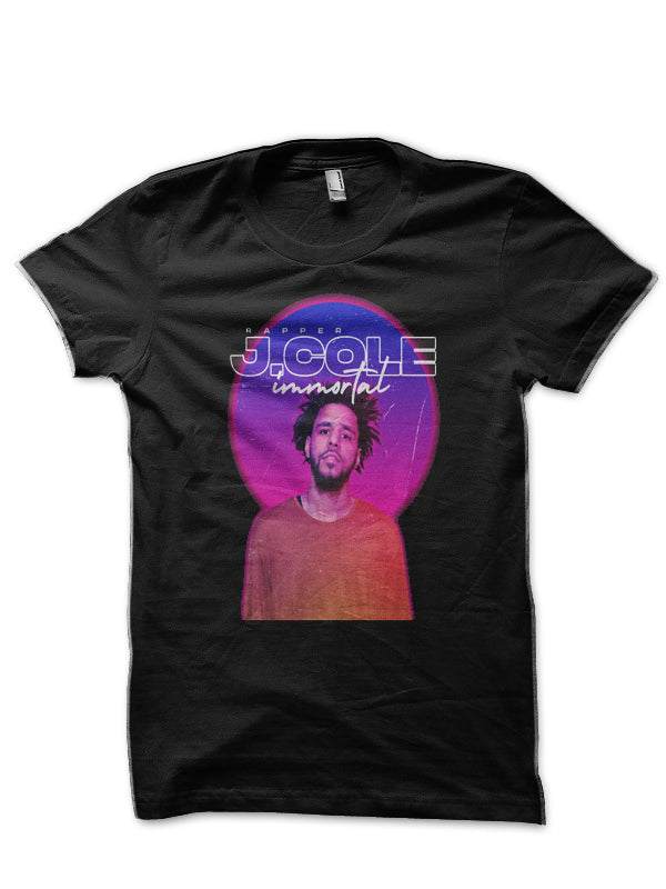 J. Cole Black T-Shirt Style002