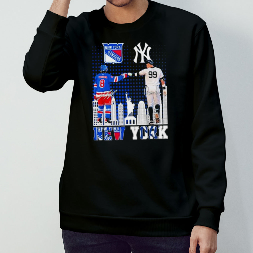 Jacob Trouba And Aaron Judge New York City Sports Teams Signatures Shirt