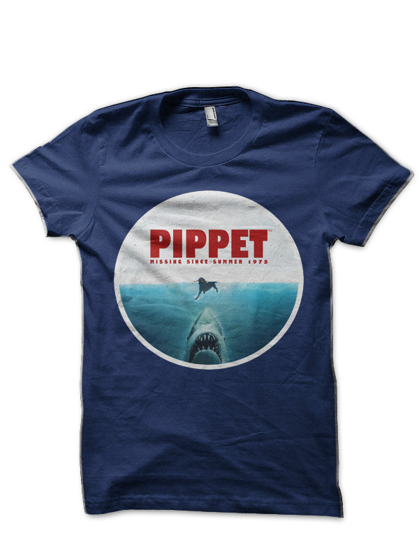 Jaws – Pippet Navy Blue T-Shirt