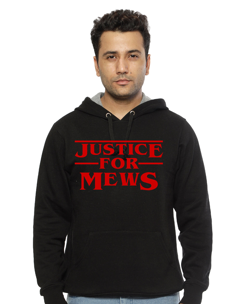 Justice For Mews Black Hoodie Style001